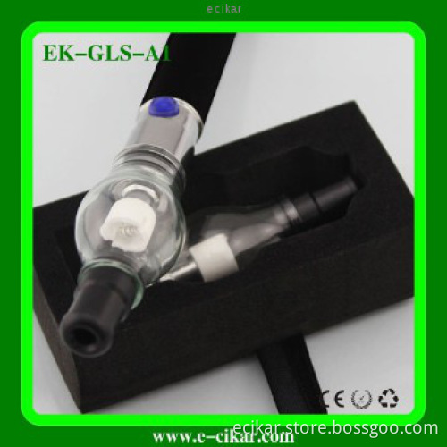 Glasglobe vaporizer starter kit dry herb wax atomizer Glass dome vapor